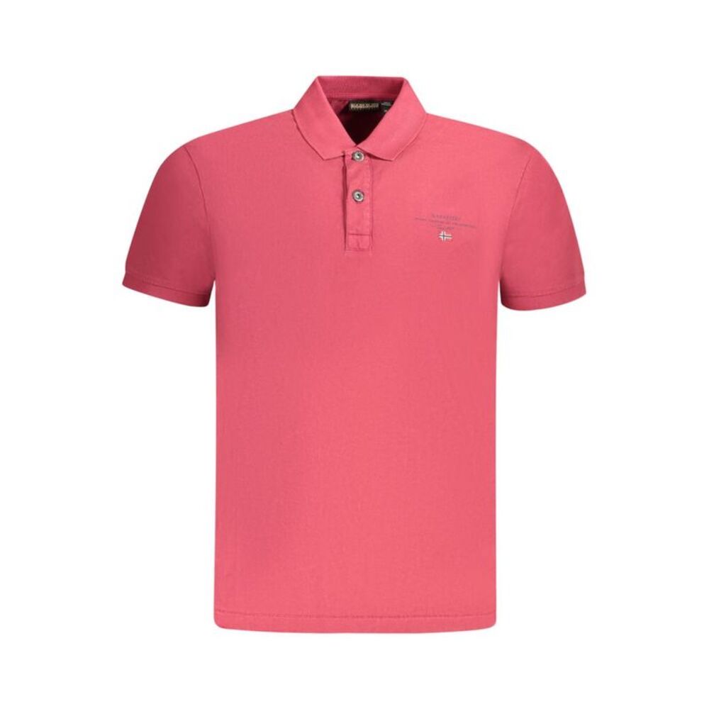Napapijri Rosso Cotton Men Men's Polo